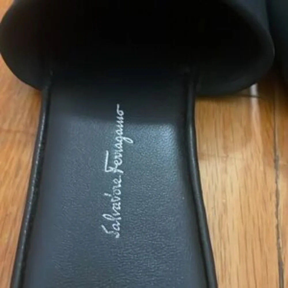 Wore once Salvatore Ferragamo Flat with receipt in post - Picture 6 of 7